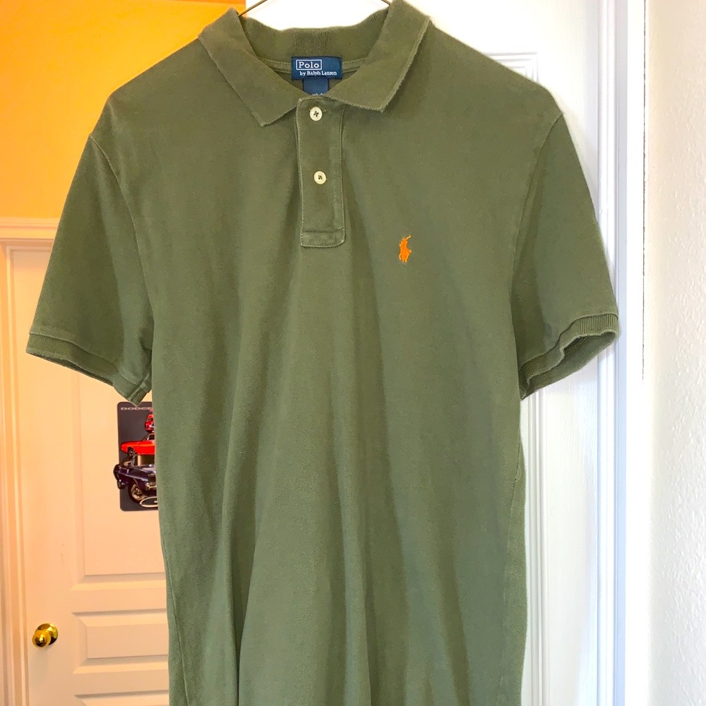 Polo Ralph Lauren Collar Shirt Boys XL Youth Green